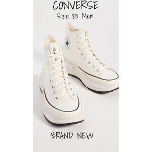 Converse Run Star Legacy CX High Platform Shoe - Beige Women 10/Men 8.5 New